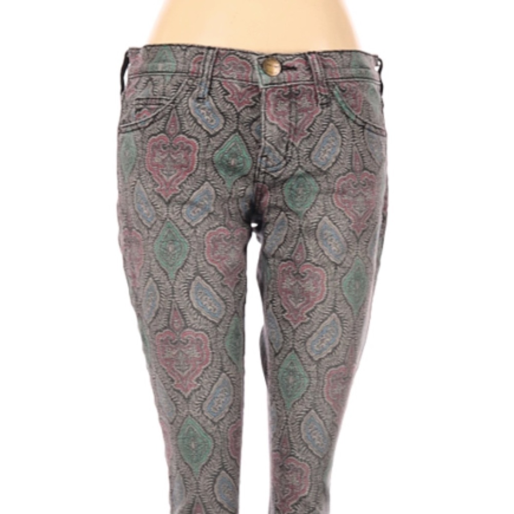 Current/Elliot Paisley Pattern Jeans - Picture 2 of 4